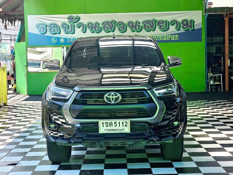 Toyota Hilux Revo 2020 Double Cab 2.4 Mid Prerunner Pickup ดีเซล ไม่ติดแก๊ส เกียร์ธรรมดา ดำ รูปที่ 3