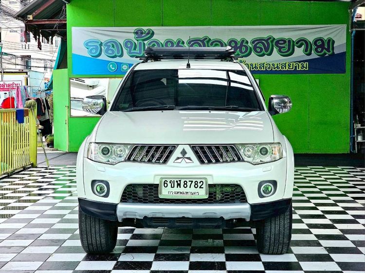 Mitsubishi Pajero Sport 2012 2.5 GT Utility-car ดีเซล ไม่ติดแก๊ส เกียร์อัตโนมัติ ขาว รูปที่ 3