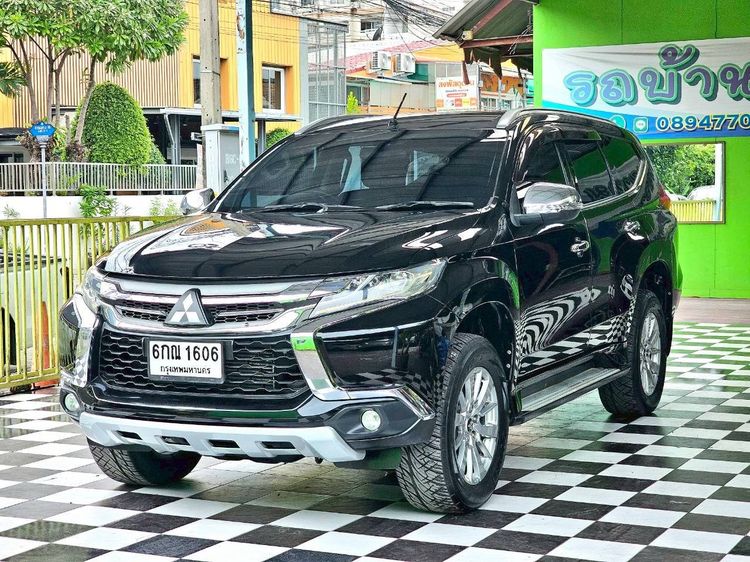 Mitsubishi Pajero Sport 2017 2.4 GT Premium 2WD Utility-car ดีเซล ไม่ติดแก๊ส เกียร์อัตโนมัติ ดำ รูปที่ 2