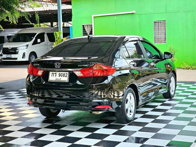 Honda City 2014 1.5 V Plus i-VTEC Sedan เบนซิน ไม่ติดแก๊ส เกียร์อัตโนมัติ ดำ รูปที่ 4