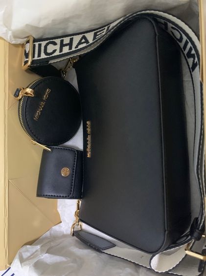 หญิง ดำ อื่นๆ Michael Kors กระเป๋าสะพาย พาดไหล่ คอสบอดี้ 