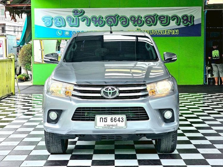 Toyota Hilux Revo 2016 2.8 G Prerunner Pickup ดีเซล ไม่ติดแก๊ส เกียร์อัตโนมัติ บรอนซ์เงิน รูปที่ 3