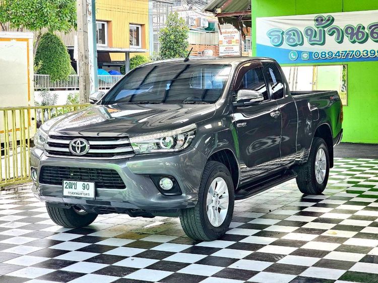 Toyota Hilux Revo 2017 2.4 E Prerunner Pickup ดีเซล ไม่ติดแก๊ส เกียร์อัตโนมัติ เทา รูปที่ 2