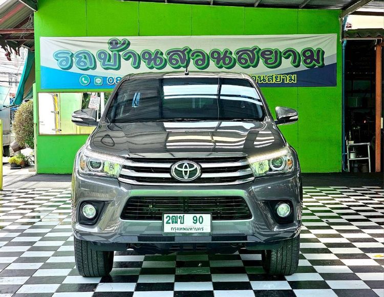 Toyota Hilux Revo 2017 2.4 E Prerunner Pickup ดีเซล ไม่ติดแก๊ส เกียร์อัตโนมัติ เทา รูปที่ 3