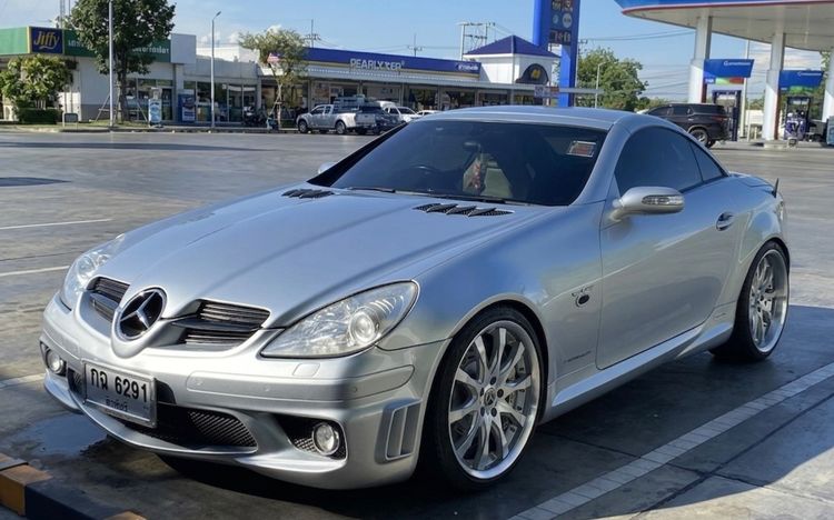 รถ Mercedes-Benz SLK-Class SLK200 สี เงิน