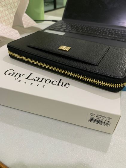 ไม่ระบุ ดำ หนัง PU Guy Laroche กระเป๋าตังค์กีลาโรชแท้