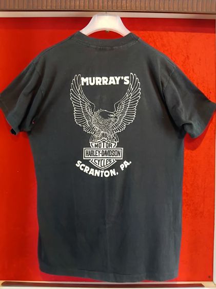 เสื้อยืดวินเทจ Harley-Davidson  3D Emblem Good Whiskey Size XL รูปที่ 4