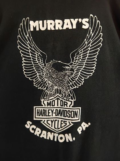 เสื้อยืดวินเทจ Harley-Davidson  3D Emblem Good Whiskey Size XL รูปที่ 5