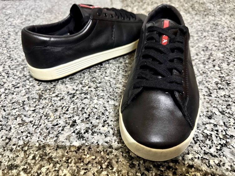 Prada Leather Lace Up Sneakers เบอร์8.5