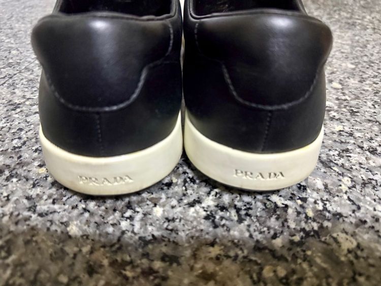 Prada Leather Lace Up Sneakers เบอร์8.5 รูปที่ 4