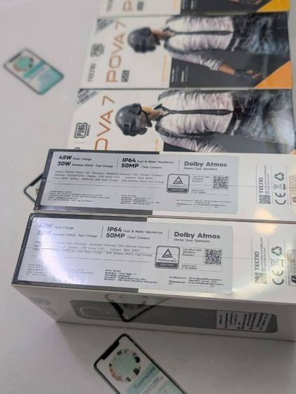 ขาย เทิร์น Tecno Pova 7 5G Ram 8 Rom 256 ศูนย์ไทย ของใหม่มือ 1 ประกัน 1 ปี เพียง 5,990 บาท ครับ รูปที่ 3