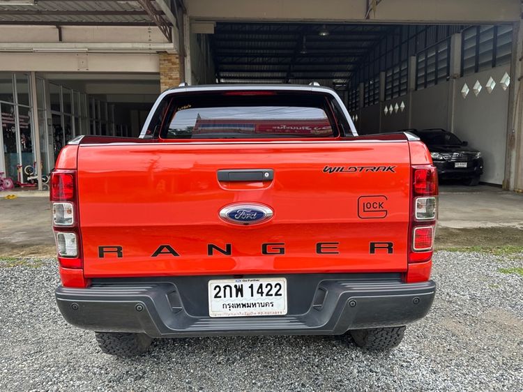 Ford Ranger 2013 3.2 Wildtrak 4WD Pickup ดีเซล ไม่ติดแก๊ส เกียร์อัตโนมัติ ส้ม รูปที่ 3
