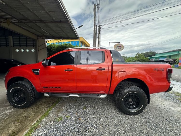 Ford Ranger 2013 3.2 Wildtrak 4WD Pickup ดีเซล ไม่ติดแก๊ส เกียร์อัตโนมัติ ส้ม รูปที่ 4