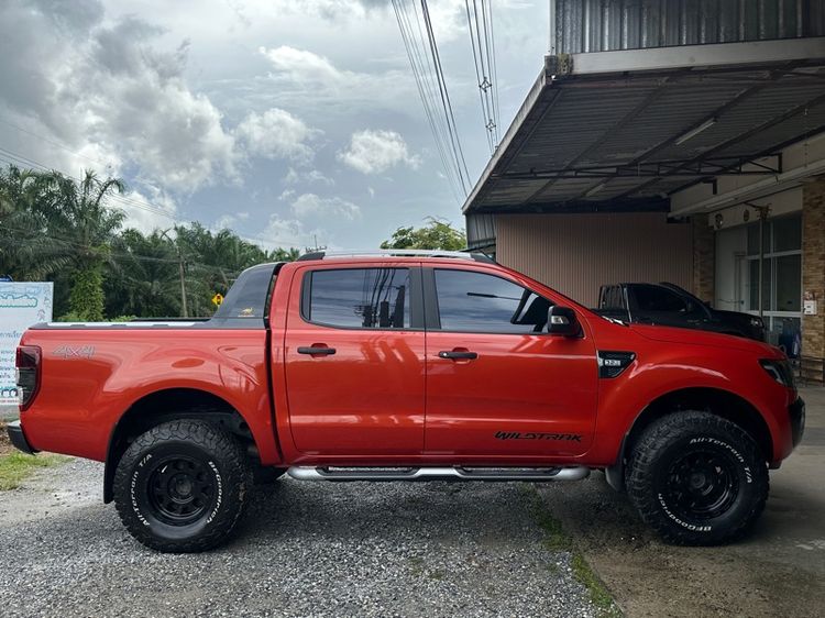 Ford Ranger 2013 3.2 Wildtrak 4WD Pickup ดีเซล ไม่ติดแก๊ส เกียร์อัตโนมัติ ส้ม รูปที่ 2