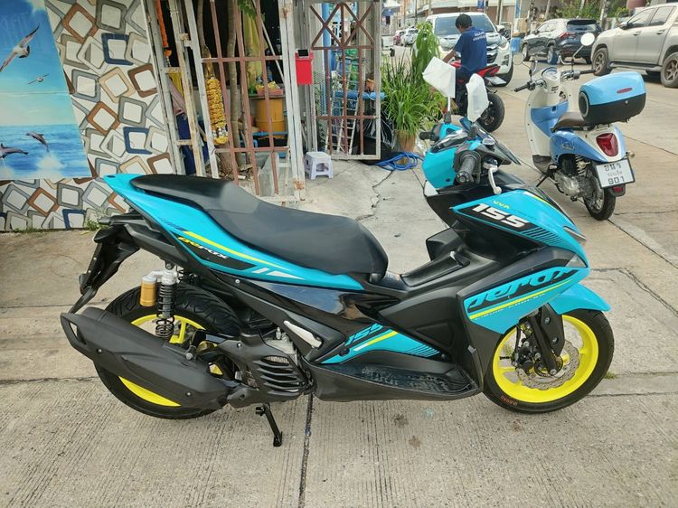 🛵ยังไงก็ขาย AEROX155 ปี 62 เครื่องดี สีสวย สตาร์ทมือ ไมล์ดิจิตอล เล่มชุดโอนครบ+เปลี่ยนถ่ายน้ำมันเครื่องฟรี ส่งฟรี30 ก.ม   รูปที่ 3