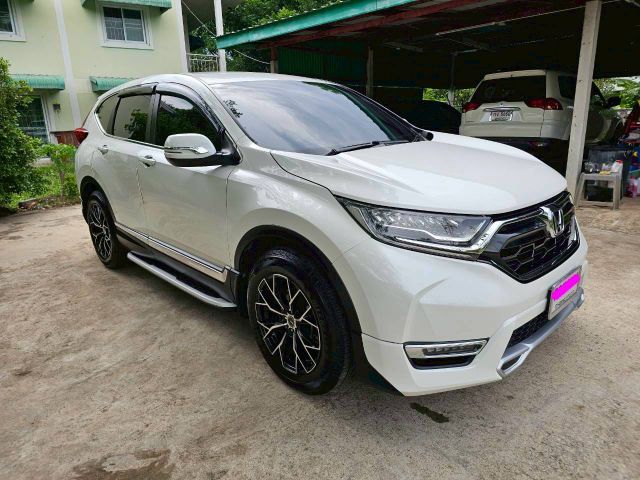 Honda CR-V 2019 1.6 DT EL 4WD Sedan เบนซิน ไม่ติดแก๊ส เกียร์อัตโนมัติ ขาว