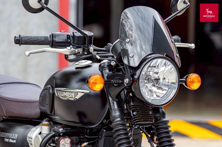Triumph Bonneville T120 Black ปี2020 วิ่ง9,000Km. สภาพใหม่มาก  รูปที่ 7