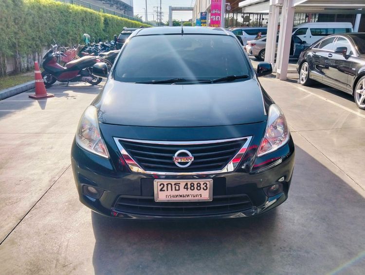 Nissan Almera 2013 1.2 E Sedan เบนซิน ไม่ติดแก๊ส เกียร์อัตโนมัติ ดำ รูปที่ 3