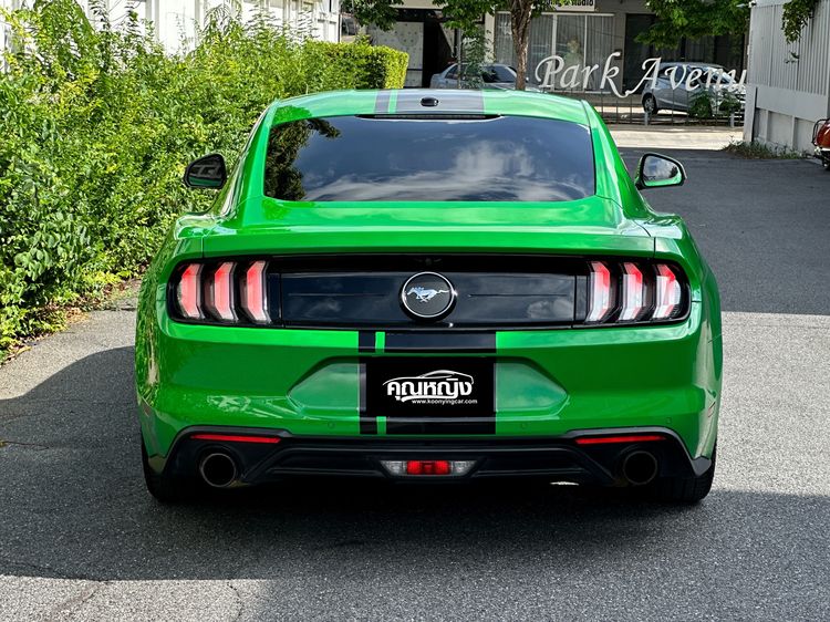 Ford Mustang 2019 2.3 Ecoboost Sedan เบนซิน ไม่ติดแก๊ส เกียร์อัตโนมัติ เขียว รูปที่ 4