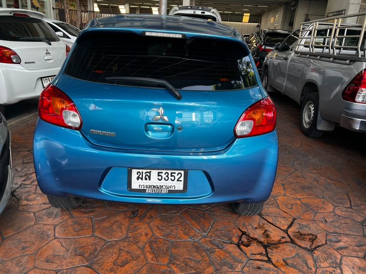 Mitsubishi Mirage 2012 1.2 GLS Sedan เบนซิน ไม่ติดแก๊ส เกียร์อัตโนมัติ ฟ้า รูปที่ 4