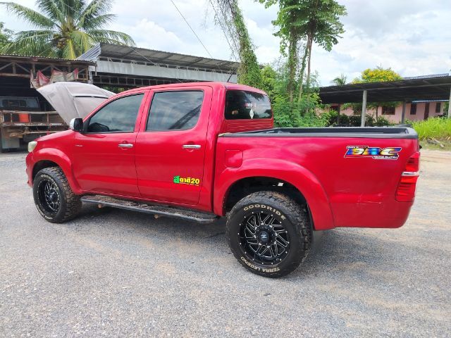 Toyota Hilux Vigo Champ 2013 Double Cab 2.5 E VNT Prerunner Pickup ดีเซล เกียร์ธรรมดา แดง รูปที่ 3