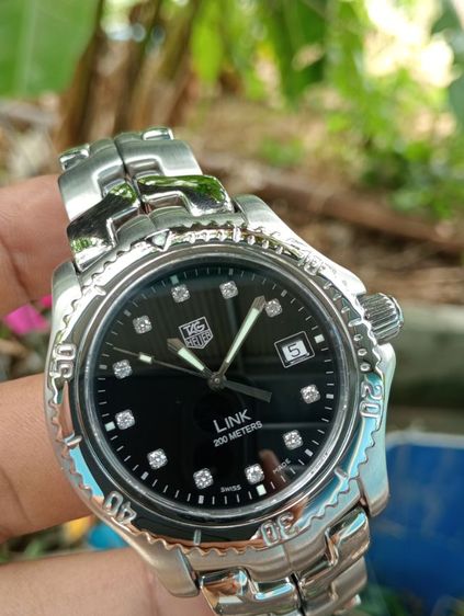 Tag Heuer Link G2 Diamond  Quartz 200M. Black Dial WT111R (42mm.)🇨🇭🇨🇭
 รูปที่ 4
