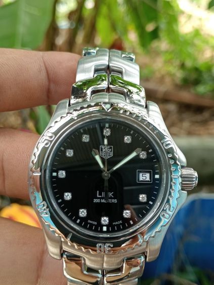 Tag Heuer Link G2 Diamond  Quartz 200M. Black Dial WT111R (42mm.)🇨🇭🇨🇭
 รูปที่ 3