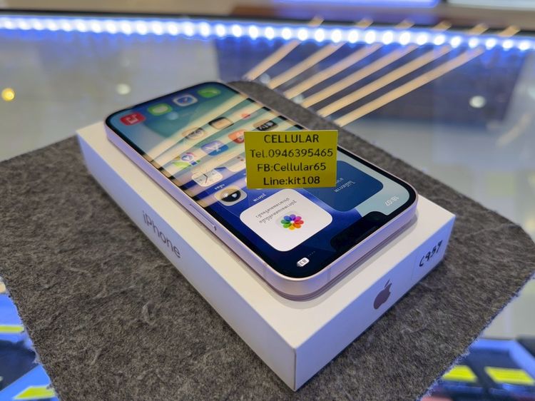 (ติดจอง)iPhone 13 256GB Batt100 สภาพสวย เครื่องไทย ครบกล่อง รูปที่ 5