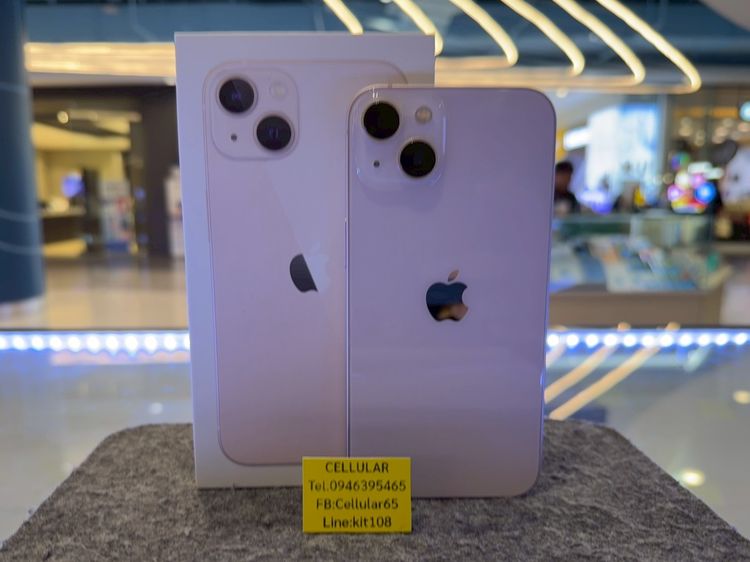 256 GB (ติดจอง)iPhone 13 256GB Batt100 สภาพสวย เครื่องไทย ครบกล่อง