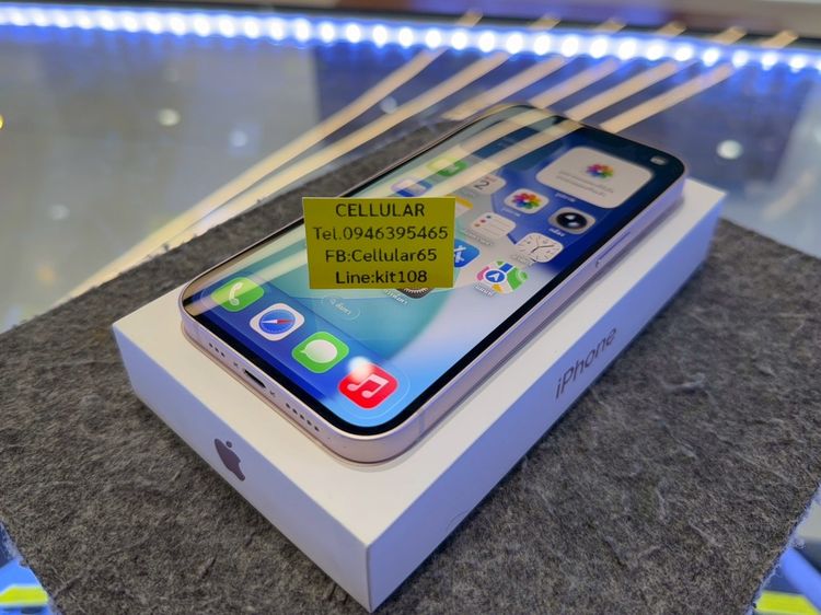 (ติดจอง)iPhone 13 256GB Batt100 สภาพสวย เครื่องไทย ครบกล่อง รูปที่ 4