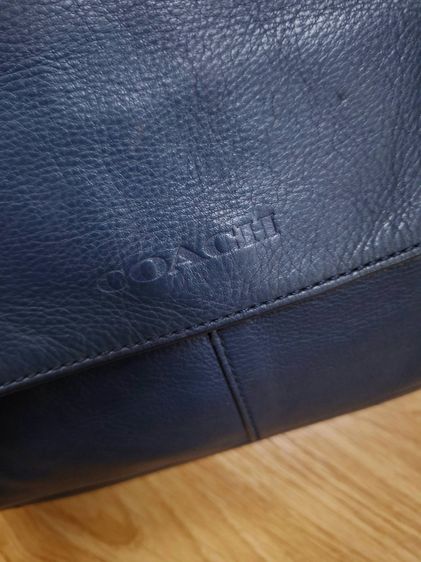 Coach Heritage Leather Map Bag (รหัสรุ่น F70555) รูปที่ 4
