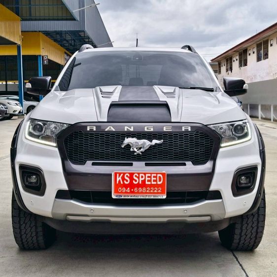 Ford Ranger 2020 2.0 Hi-Rider Wildtrak Pickup ดีเซล ไม่ติดแก๊ส เกียร์อัตโนมัติ ขาว รูปที่ 2