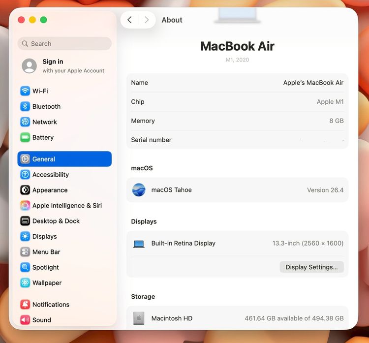 MacBook Air 13-inch M1,2020 Ram8GB SSD512GB SpaceGray รูปที่ 12