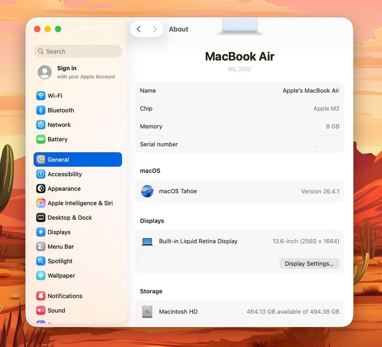 MacBook Air 13.6-inch M2 2022 Ram8GB SSD512GB SpaceGray รูปที่ 13