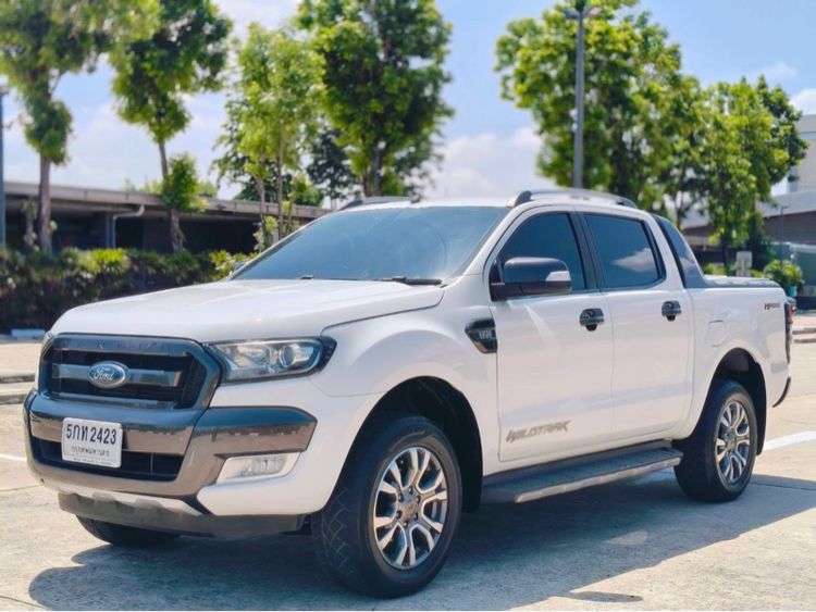 รถ Ford Ranger 2.2 Hi-Rider Wildtrak สี ขาว