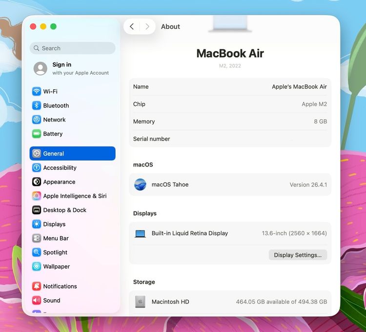 MacBook Air 13.6-inch M2 2022 Ram8GB SSD512GB SpaceGray รูปที่ 12