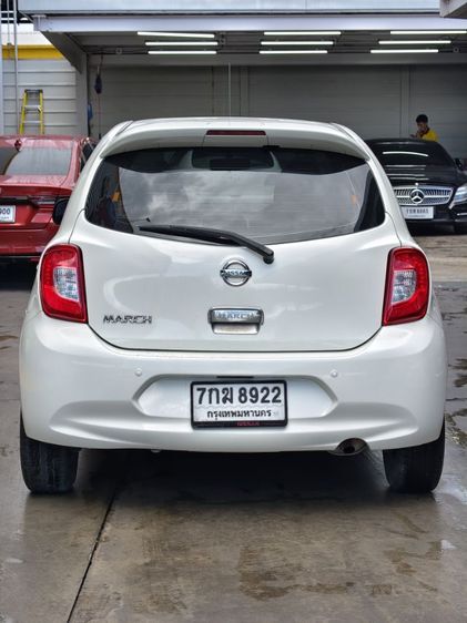 Nissan March 2017 1.2 E Sedan เบนซิน ไม่ติดแก๊ส เกียร์อัตโนมัติ ขาว รูปที่ 4