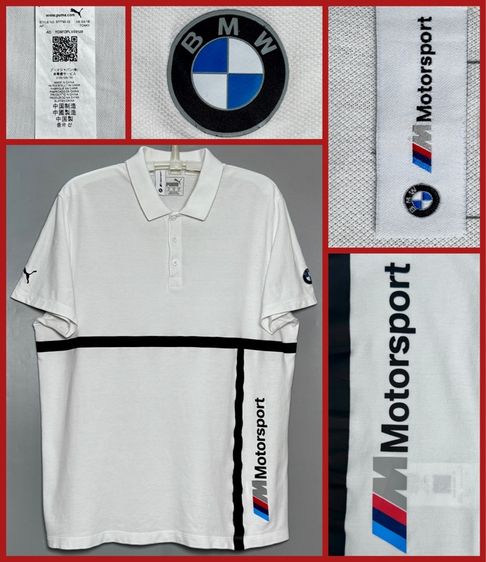 ⚠️OFFICIAL PRODUCT‼️เสื้อโปโล BMW ของแท้ รุ่น M Motorsport 