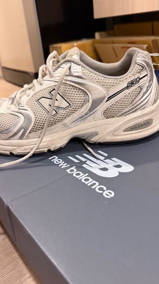รองเท้า New Balance 530 (NB530) สีขาวเงิน รุ่นฮิต สภาพดี ทรงสวย พร้อมส่งต่อ รูปที่ 6