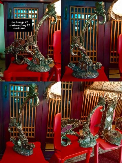 ขายเหมายกชุด5ชิ้นเก่าโบราณงานยุโรปสุดงามสภาพเยี่ยม รูปที่ 9