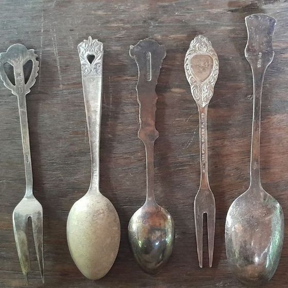 ช้อน 5 คันน่าจะมีส่วนผสมของเงิน รูปที่ 3