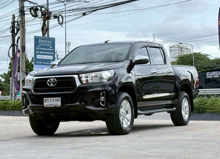 รถ Toyota Hilux Revo 2.4 E Prerunner สี ดำ