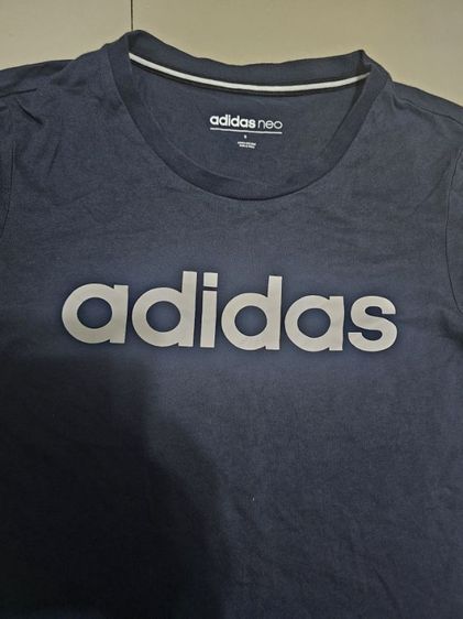 เสื้อadidasสีกรมสีสดสกรีนไม่แตกไซด์Sตัวละ130รวมส่ง รูปที่ 3