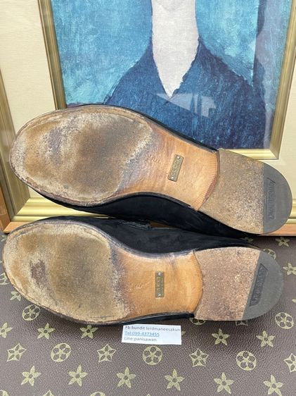 Gucci Horsebit Suede Loafers. Black Men’s Size 42 รองเท้าหนังกลับ Gucci แท้ 3,800 บาท รูปที่ 11