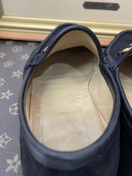 Gucci Horsebit Suede Loafers. Black Men’s Size 42 รองเท้าหนังกลับ Gucci แท้ 3,800 บาท รูปที่ 7