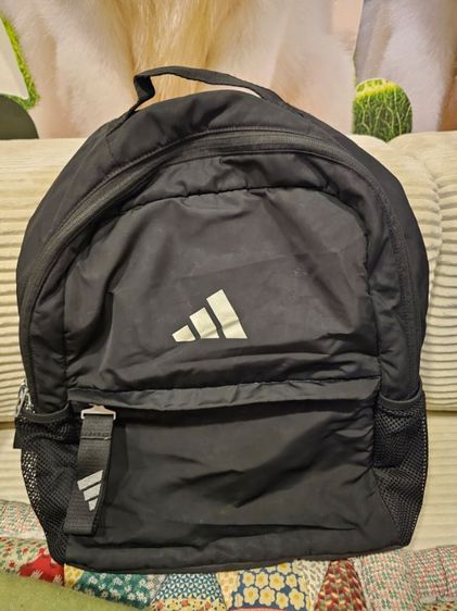 หญิง ดำ ผ้าใบ กระเป๋าเป้Adidasแท้