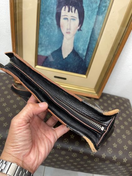 กระเป๋าหนังแท้ Takeo Kikuchi made in japan วินเทจ หนังหนาสวยมาก 1,250 บาท รูปที่ 12