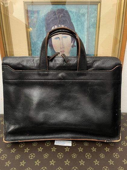 กระเป๋าหนังแท้ Takeo Kikuchi made in japan วินเทจ หนังหนาสวยมาก 1,250 บาท รูปที่ 3