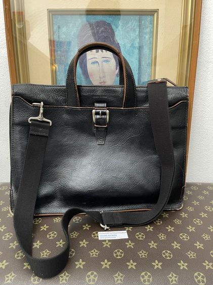 กระเป๋าหนังแท้ Takeo Kikuchi made in japan วินเทจ หนังหนาสวยมาก 1,250 บาท รูปที่ 15