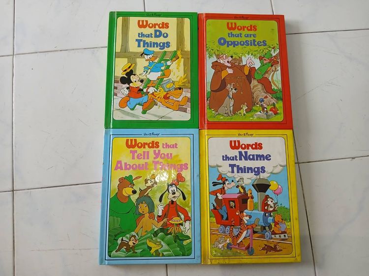Walt DISNEY WORDS WORDS WORDS หนังสือเรียนภาษาอังกฤษฉบับดิสนีย์ ครบชุด